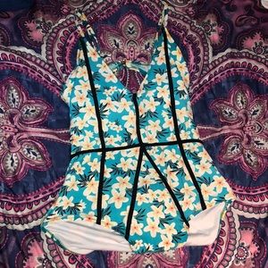 Cupshe floral one piece bathing suit